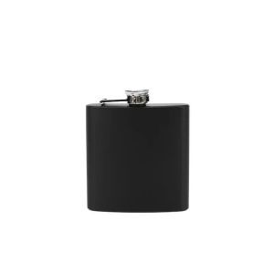 Matte Black Stainless Steel Liquor Hip Flasks 6oz 7oz 8oz Portable Wine Pot Outdoor Tumblers Liquor Pots