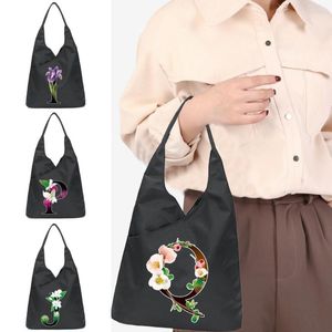 Borse per la spesa Borsa spessa in nylon ecologico Borsa grande da donna Borsa a forma di fiore a forma di fiore Borsa pieghevole pieghevole per supermercato portatile riutilizzabile