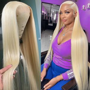 Gerade 613 Honig Blonde HD 13x6 Spitze Front Perücke Menschliches Haar Brasilianische Farbige Transparente 13x4 Spitze frontal Perücken Für Schwarze Frauen