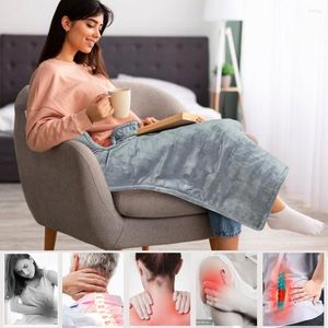 Carpets 10 Gear Adjustable Electric Heating Pad Mat Pain Relief Massage Household Supplies For Shoulder Neck Back Leg