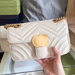 3 SISSISS MARMONT LUXURY TASARIMLARI Crossbody Çantalar Çift G Geri Deri Omuz Çanta Kayışı Kadınlar Erkekler Süper Mini Büyük Çanta Zinciri Debriyaj Flap Fash Moda Çantalar