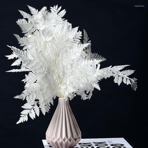 Flores decorativas 10pcs para sempre deixa a planta fresca e eterna natural seca e a grama seca eterna para o buquê de flores em casa DIY Mariag