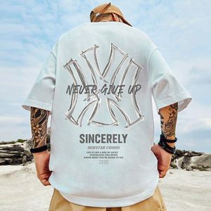 Men's Casual Shirts Oversized Men's T-shirt Summer Cotton High-quality Iuxury Brand Printed Street Fashion Unisex Short Sleeve