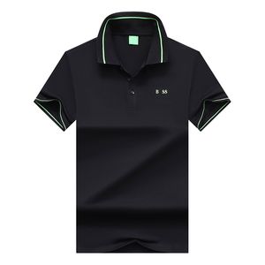 Polo da uomo Boss T-shirt da uomo di moda di alta qualità Colletto polo di lusso Camicia da business Top in puro cotone traspirante M-XXXL