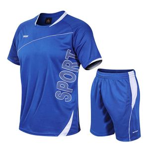 Men's Tracksuits Men's Sportswear Summer Running Sets Gym Clothes Training Basketball Soccer Workout Jogging Running suit 2 Pcs Marathon Clothes J230601