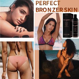 Sun Envisha Body Skin Care la lozione auto -abbronzata Crema per abbronzatura veloce Fondazione per il trucco idratante Bronzer Nutrishing Lozione per il viso