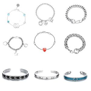 New 2023 designer jewelry necklace ring bracelet is old versatile. Male female lovers' elf pattern carved Bracelet