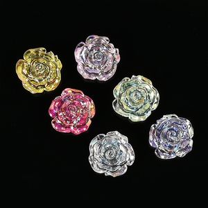 Färgglad Phantom Camellia Rose Cream Lim Drop Lim Accessories Nail Phone Case Patch Harts 1224426