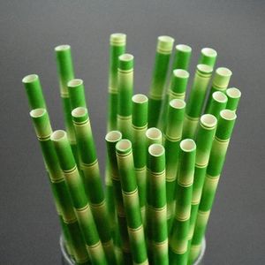 Tek kullanımlık yemek takımı 50pcs bambu kağıt vahşi yaşam hayvanat bahçesi panda şerit orman partisi şerit bambu doğum günü hattı - bebek duş dekorasyonu