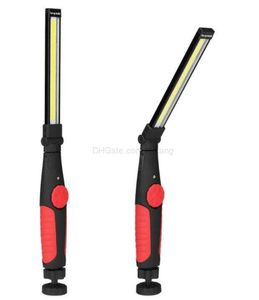 USB Ładowanie Cob Work Kontrola Kontrola Lightlight Wisząca latarnia latarnia wbudowana 3000 mAh 18650 Lampa pochodni z magnesem