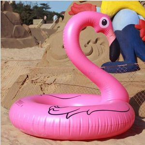 120cm Yüzme Havuzu Yüzen Dev Kuğu Anmial Su Şezlong Sandalye Flamingo Yüzme Yüzük Yüzilebilir Hava Maddeleri Şamandıra Sal Oyuncak
