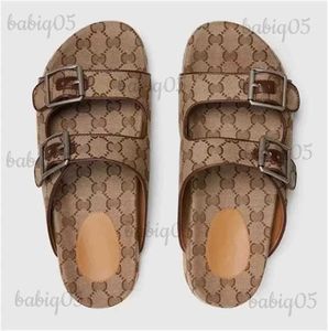 Slippers 2022 Women Multicolor Slippers Slippers With 2 Straps Lady Fashion Metal Buckle Beach Slides Men-Up Lace-Up For Summer Eur35-43 T230603