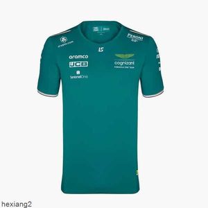 Aston Martin F1 Tshirt Team Hiszpański kierowca wyścigów Fernando Alonso i spacer oversizeów koszulki polo 6YWS TJGL