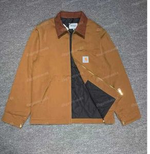 Carhart Designer Mens Giacche wip spessi abiti da lavoro Detroit American giacca di cotone uomo donna coppia Coat Motion design 67ess