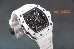 ZY أنتجت RM12-01 Tourbillon Watch Size 51x42x15mm Movement Movement Movement Hollollow-Out Freat