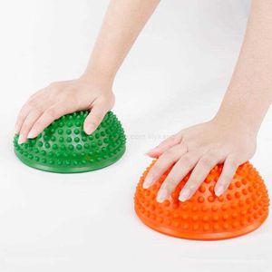 point massage balance gym ball exercises training half hedgehog ball foot massage Durian balls yoga sports pads Fitness Supplies wholesale