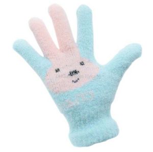 Fashion Coral Fleece Gloves telefingers gloves Winter Warm Soft Gloves Motorcycle Cycling Snowboarding Ski thick glove christmas gift