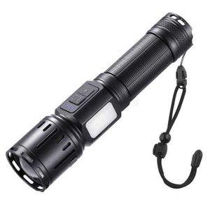 Portable Multifunctional Emergency Flashlight USB Rechargeable COB Work Light Mini LED Keychain Flashlight Torch Outdoor Camping Lamp Lantern Alkingline