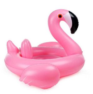 Anello da nuoto Summer Flamingo Seat Float Gonfiabile per bambini Piscina per bambini Giocattoli da spiaggiaToddlers Swim Circle Pool Toys Baby