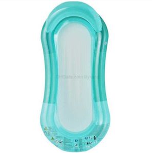 Galleggianti gonfiabili materassino galleggiante per piscina Materasso galleggiante per adulti Letto ad acqua per adulti Amaca Nuovo design Tubi Anello giochi d'acqua per divertimento Alkingline