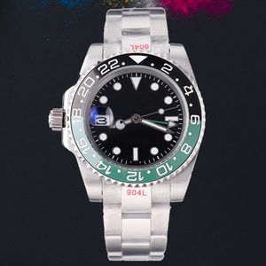 Maquinaria automática masculina 8215 movimento batman gmt relógios 40mm 904l aço inoxidável luminoso safira à prova dwaterproof água relógios de pulso natal presente de luxo personalizável