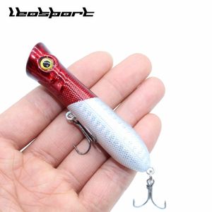 Baits Lures 1pcs Popper Wobbler Fishing lure fit kosadaka yo zuri rod floating crankbait artificial bait peche poper pop pesca carp pike 230602