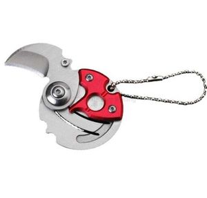 Multi-strumento da caccia pieghevole Coin Knife Tool Mini portachiavi portatile Coltelli da tasca Gear Coltello da sopravvivenza all'aperto Lime Acciaio inossidabile Lama di autodifesa Alkingline