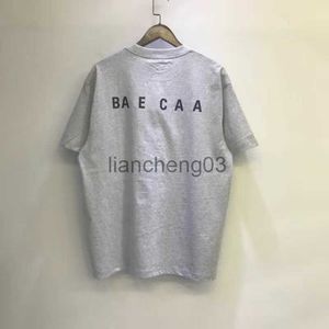 Mens TShirts Paris 2023 Luxury Designer Mens women T Shirt Beige Letter printed shirts Short Sleeve Fashion Brand bb Mens and womens Tshirt Cotton Crew Nec J230603