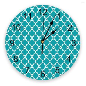 Orologi da parete Orologio moderno marocchino geometrico per la decorazione dell'home office Soggiorno Decorazioni per il bagno Orologio da appendere all'ago