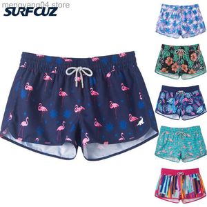 Damen-Shorts SURFCUZ Damen-Boardshorts, schnell trocknend, Strand-Shorts, Sommer-Badehose, Sport-Surf-Shorts, Badehose für Damen T230603