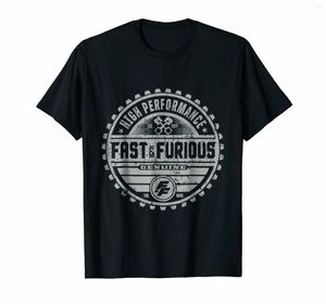 Herren T-Shirts Schwarz Fast Furious Classic Garage Logo T-Shirt S-3XL Baumwolle Kurzarm Mann Kleidung Top T-Shirt