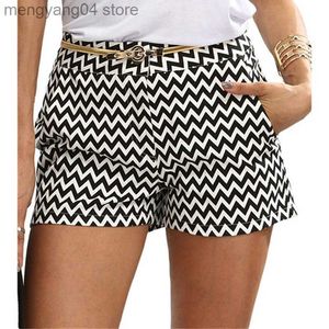 Shorts femininos Bigsweety Nova moda Shorts xadrez feminino verão preto e branco cintura média bolso casual shorts retos venda imperdível T230603