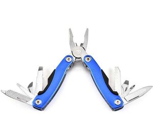 Multifunktion vikta tång bärbar mini rostfritt stål fällbara tång hem universal verktygsfick knivhandverktyg