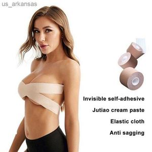 2023 Invisible Breast Tape Patch Chest Sticker Push Up Nipple Pasties Cover Adhesive Strapless Bralette Lift Up Bra Underwear L230523