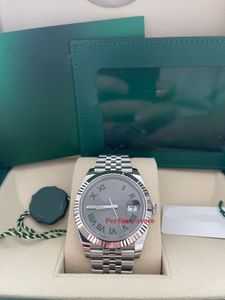 Relógio original masculino feminino rolaxes safira datejust marca wimbledon moda jubileu pulseira à prova d'água 126334