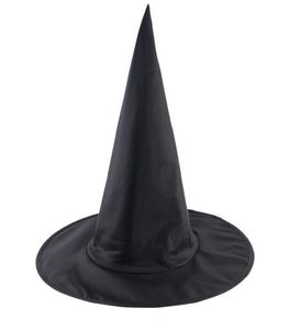 Kvinnliga män svart häxhatt för halloween kostym tillbehör cool vuxen trollkarl hattar kostym fest props magisk topp hatt dbc bh6801572