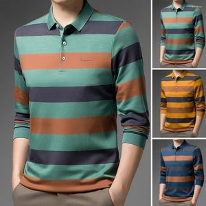 Camicie casual da uomo Arrivo Moda uomo Camicia in cotone multicolore Autunno manica lunga risvolto per uomo Fit Abbigliamento slim