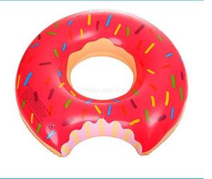 60 cm uppblåsbara barn Swim Pool Floating Strawberry Donut Ring Water Sports Float Swimg Ring Gratis frakt Barn Swim Pool Toy
