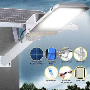 Solar Street Light Lamp Outdoor Courtyard Led Wall Hulb Remote Waterproof Suitable For Exterior Garden solar light