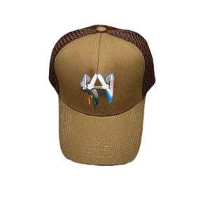 New Hat Trucker Spring/Summer Outdoor Mesh Cap Peaked Cap Baseball Cap Letter Three-Dimensional Embroidery Wholesale