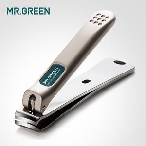 Guns Mr.Green Nail Clippers rostfritt stål Nagelskärare Clippers Nail File Set Manicure Beauty Pedicure Finger Toe Scissors