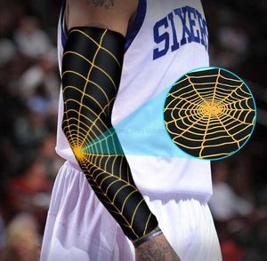 breathable Basketball arm sleeve Elbow Protector Cobweb long Arm Warmer Cycling Running Sport Sleeves Arm Sleeve Protection Elbow Support