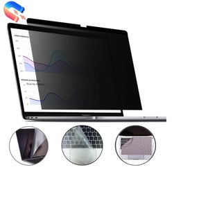 Filtreler 2021 Yeni Dizüstü Bilgisayar Gizlilik Filtresi MacBook Pro 14 Ekran Koruyucular Film A2442 M1 Çıkarılabilir Manyetik Gizlilik Filtre Filmi