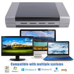 ステーション5.25インチ光学ドライブエンクロージャーUSB3.0/2.0からSATA US/EUアダプターハードディスクケースサポートDVD 16速度記録ハードディスクケース