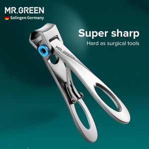 Zestawy Mr. Green Nail Clippers Nippers Duże otwór na gęste paznokcie stal nierdzewna noża paznokci paznokcie paznokcie manicure narzędzia