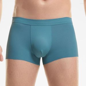 Unterhosen Männer Boxer Shorts Mode Atmungs Eis Seide Sexy Calzoncillos Hombre Slips Ropa Interior Homme Unterwäsche Herren Boxer