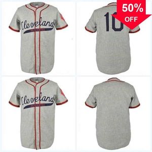XFLSP GLAC202 Cleveland Buckeyes 1946 Road Jersey Movie Baseball Jersey Double Stitched Name for Mens Womens Youth Mix Orders S-XXXL