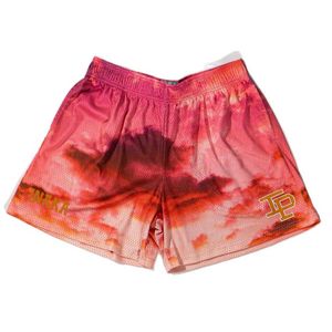 Herr inaka ip shorts ny sommar casual muskel fitness sportkvarter byxor mesh digital tryck andas löst jjji