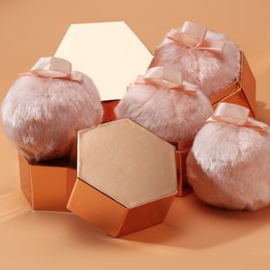 Sponges Applicators Cotton Fairy Bomb Glittering Pom Oversized Puff PrePacked With Superfine 3D Rose Gold Shimmer 230602