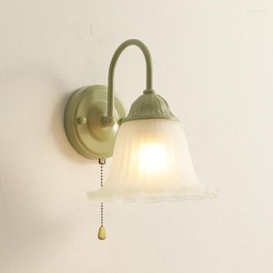 Lampy ścienne nowoczesne światła kinkietowe do domu na strych wystrój sypialni lampa nocna lustro światło krajowe oświetlenie LED Oprawa przełącznika